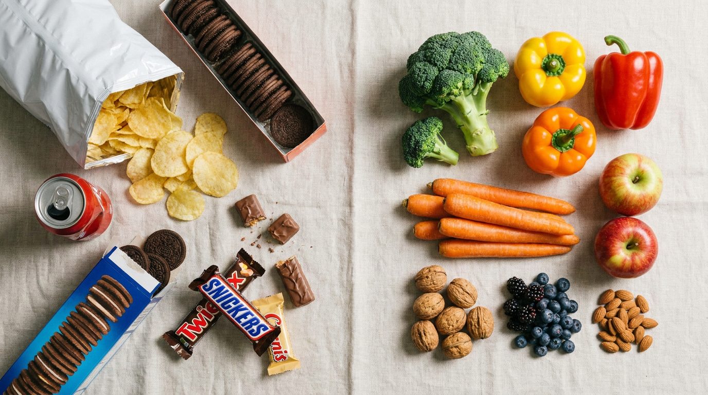 Alimente ultraprocesate: de ce te îngrașă chiar și la același număr de calorii